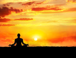 Sitting at sunrise